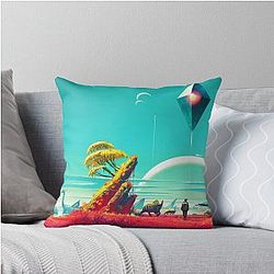 Mans Sky Games Throw Pillow