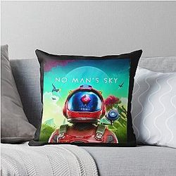 No Man's Sky Game Galaxy Throw Pillow