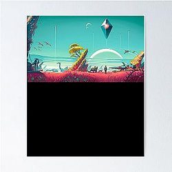 No Man's Sky Ship Poster