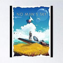 For Men's Sci Fi No Man's Sky Gift Poster
