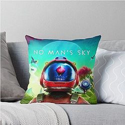 No Man's Sky Games Galaxy Throw Pillow