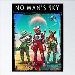 Funny Gifts for No Man's Sky Alien More Than Awesome Poster