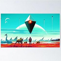 No Man's Sky: Human and Animals Poster