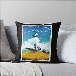 For Men's Sci-Fi No Man's Sky Throw Pillow