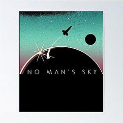 People called me space No Mans Sky Logo Boys Girls Poster