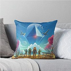 No Man's Sky New Adventure Throw Pillow