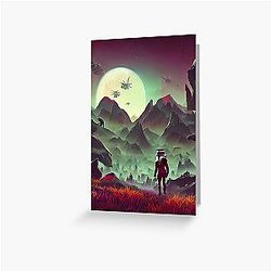 No Man's Sky - A Traveler's Journey Greeting Card