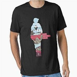 Mens Galaxy No Sky Lucky Gift Essential T-Shirt
