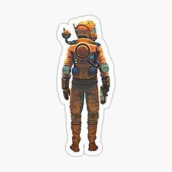 No Man's Sky Character Sticker