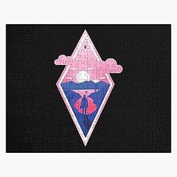 Gift for Men - No Man's Sky Alien Vintage Photograph Jigsaw Puzzle