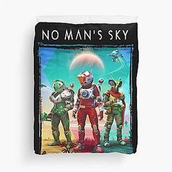 Funny Gifts for No Man's Sky Alien Awesome Duvet Cover
