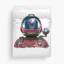 Mens No Mans Sky Alien Gifts Duvet Cover