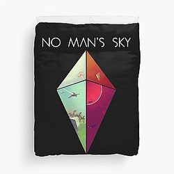 No Mans Sky Sci Fi Vintage Duvet Cover