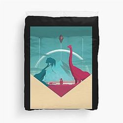 Gift For Movie Fans No Man's Sky Alien Idol Duvet Cover