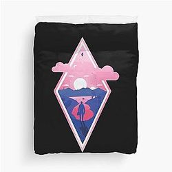 Gift for Men No Man's Sky Alien Vintage Photograph Duvet Cover