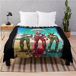Funny Gifts for No Man's Sky Alien, Then Awesome Throw Blanket