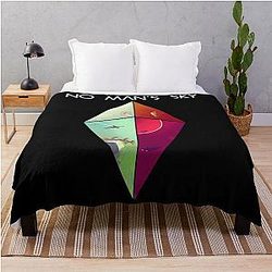 Gifts for Women Sci-Fi No Man's Sky Throw Blanket