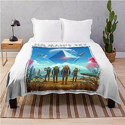 No Man's Sky Alien Great Gift Throw Blanket