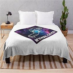 Funny Gifts for Galaxy No Man's Sky Vintage Photo Throw Blanket
