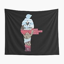 Mens Womens Galaxy No Man Sky Lucky Gift Tapestry