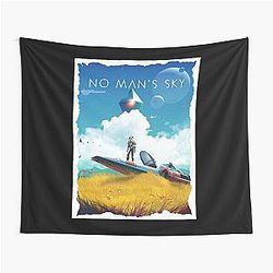 For No Man's Sky Sci-Fi Gift Tapestry