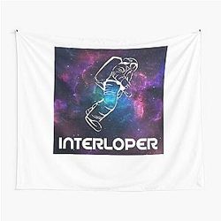 Funny Gift for Sci-Fi No Man's Sky Retro Vintage Tapestry