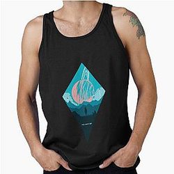 Funny Gifts Sci-Fi No Man's Sky Retro Wave Tank Top