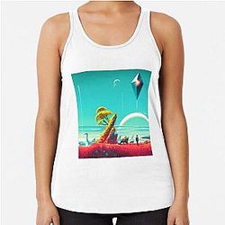 No Man's Sky Racerback Tank Top