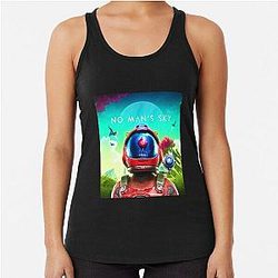 No Man's Sky Game Galaxy Racerback Tank Top