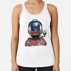Mens No Mans Sky Alien Racerback Tank Top