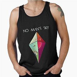 Gifts for Women Sci-Fi No Man's Sky Retro Vintage Tank Top