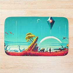 No Man's Sky Game Bath Mat