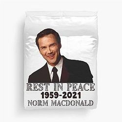Norm MacDonald RIP Duvet Cover