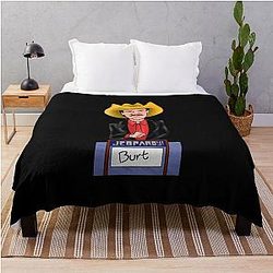 Norm Macdonald Burt Throw Blanket