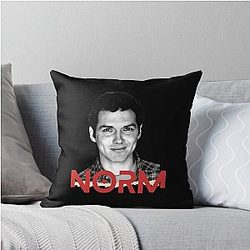 Rest in Peace Norm Macdonald Throw Pillow