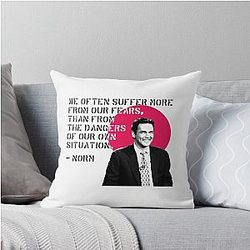 Norm MacDonald Quotes Throw Pillow