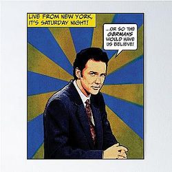 Norm MacDonald Comic Art Poster