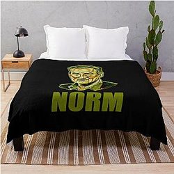 Norm Macdonald Funny Vintage Throw Blanket