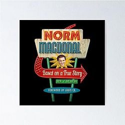 Funny Norm Macdonald Memory Poster