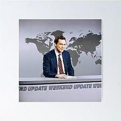 Norm Macdonald Weekend Update Poster