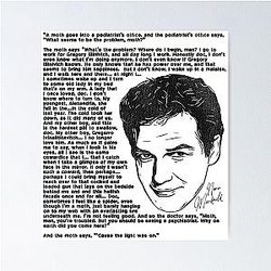 Norm MacDonald - A Moth Goes... Joke Poster