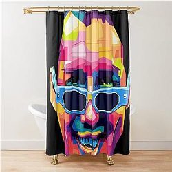 Norm Macdonald Pop Art Shower Curtain