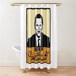 His Last Stand Shower Curtain