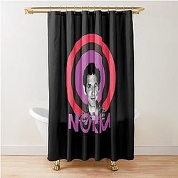 Norm Macdonald Retro Shower Curtain