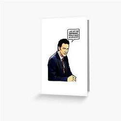 Norm Macdonald Greeting Card