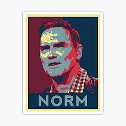 Norm Macdonald - Norm Sticker