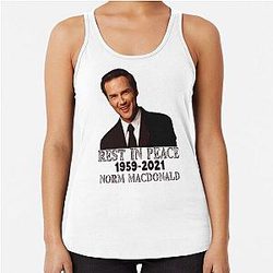 Norm Macdonald Racerback Tank Top