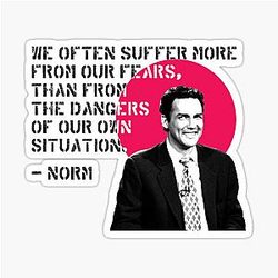 Norm MacDonald Quotes Sticker