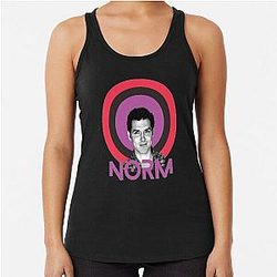 Norm Macdonald Retro Racerback Tank Top