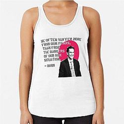 NORM MACDONALD Quote Racerback Tank Top
